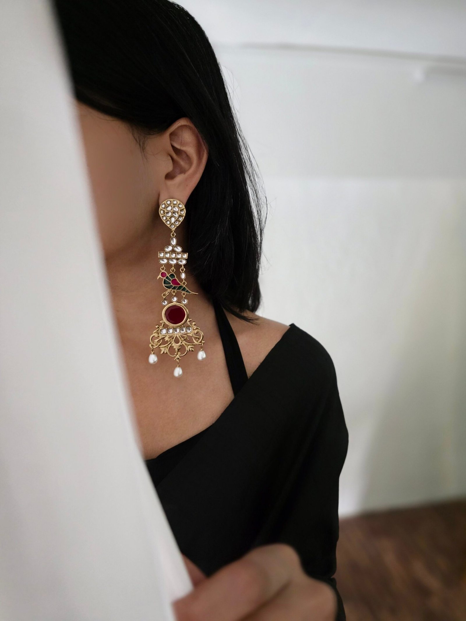 Pihu Handcarved earrings - Image 2