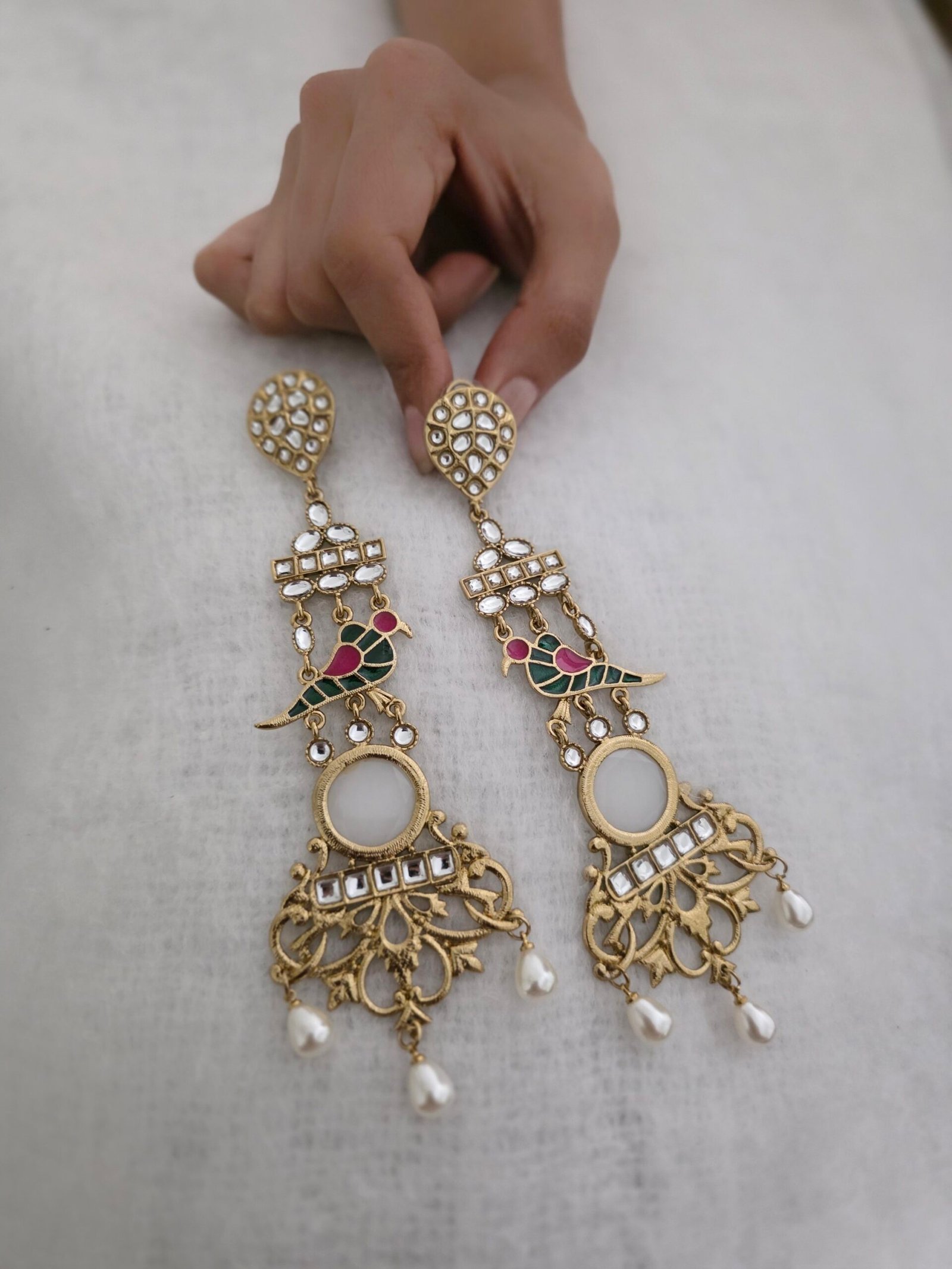 Pihu Handcarved earing - Image 2