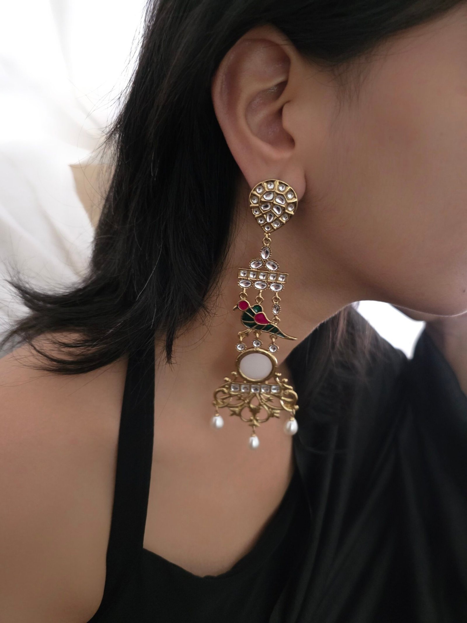 Pihu Handcarved earing - Image 3