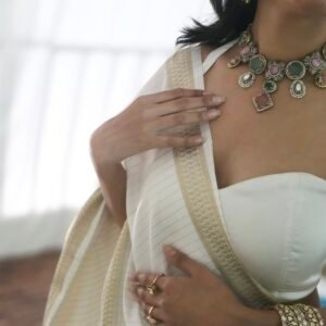 Ava semi-precious quartz necklace