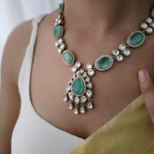 Isabel semi-precious quartz necklace