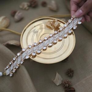 Chavi pearl and polki choker