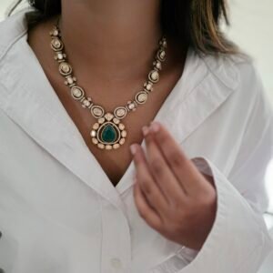 Rua polki necklace