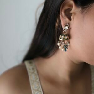 Siara polki jhumki